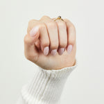 18ct yellow gold salt and pepper pear diamond engagement one-of-a-kind ring