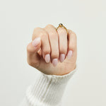 18ct yellow gold salt and pepper pear diamond engagement pavé ring