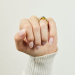 Coloured gemstone engagement rings