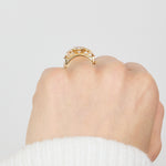 18ct Yellow Gold Round Lab Grown Diamond Engagement Ring