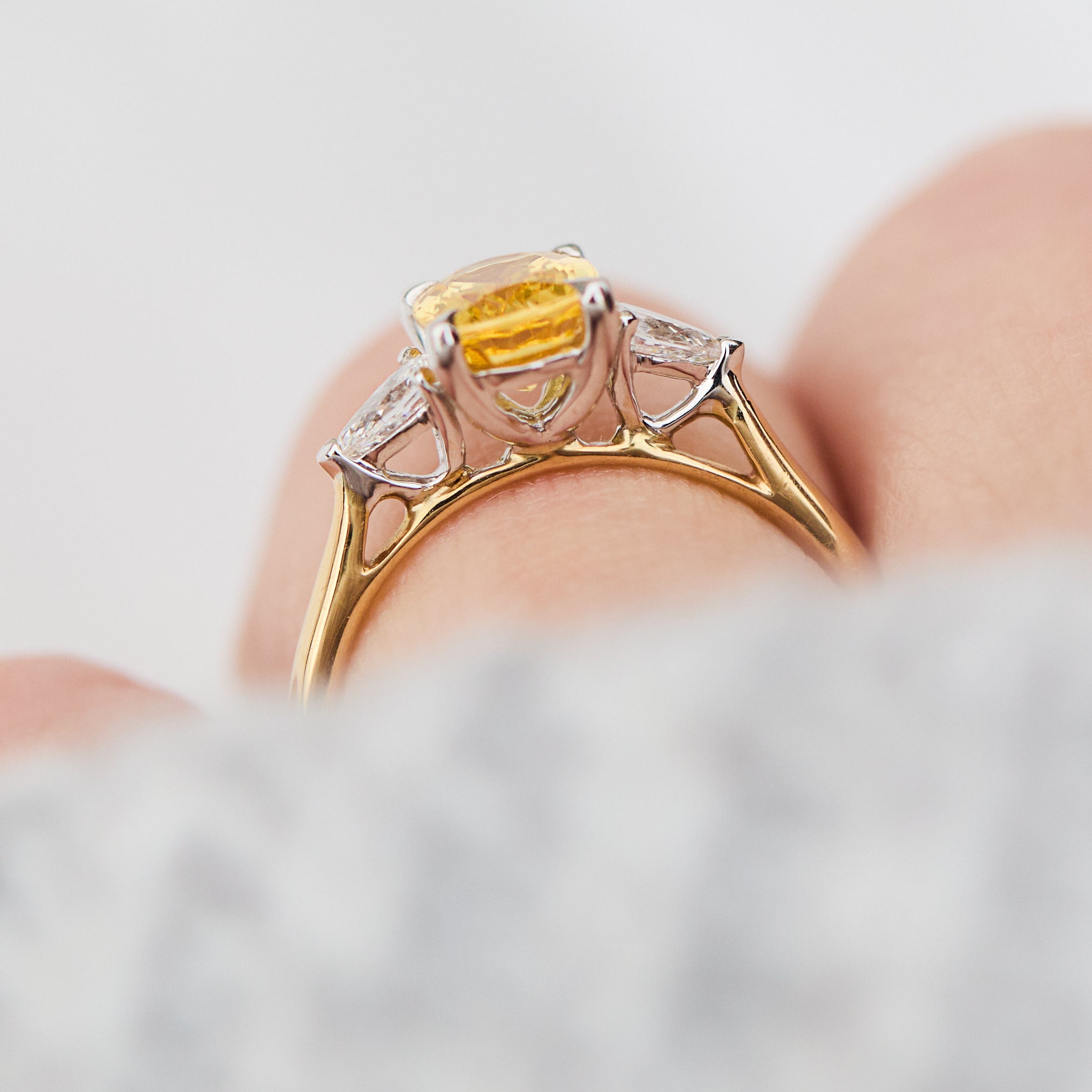 Sapphire engagement rings UK