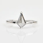 ​Salt and pepper engagement ring