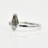 ​Salt and pepper engagement ring
