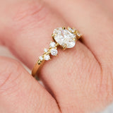 Oval Lab Grown Diamond Engagement Ring