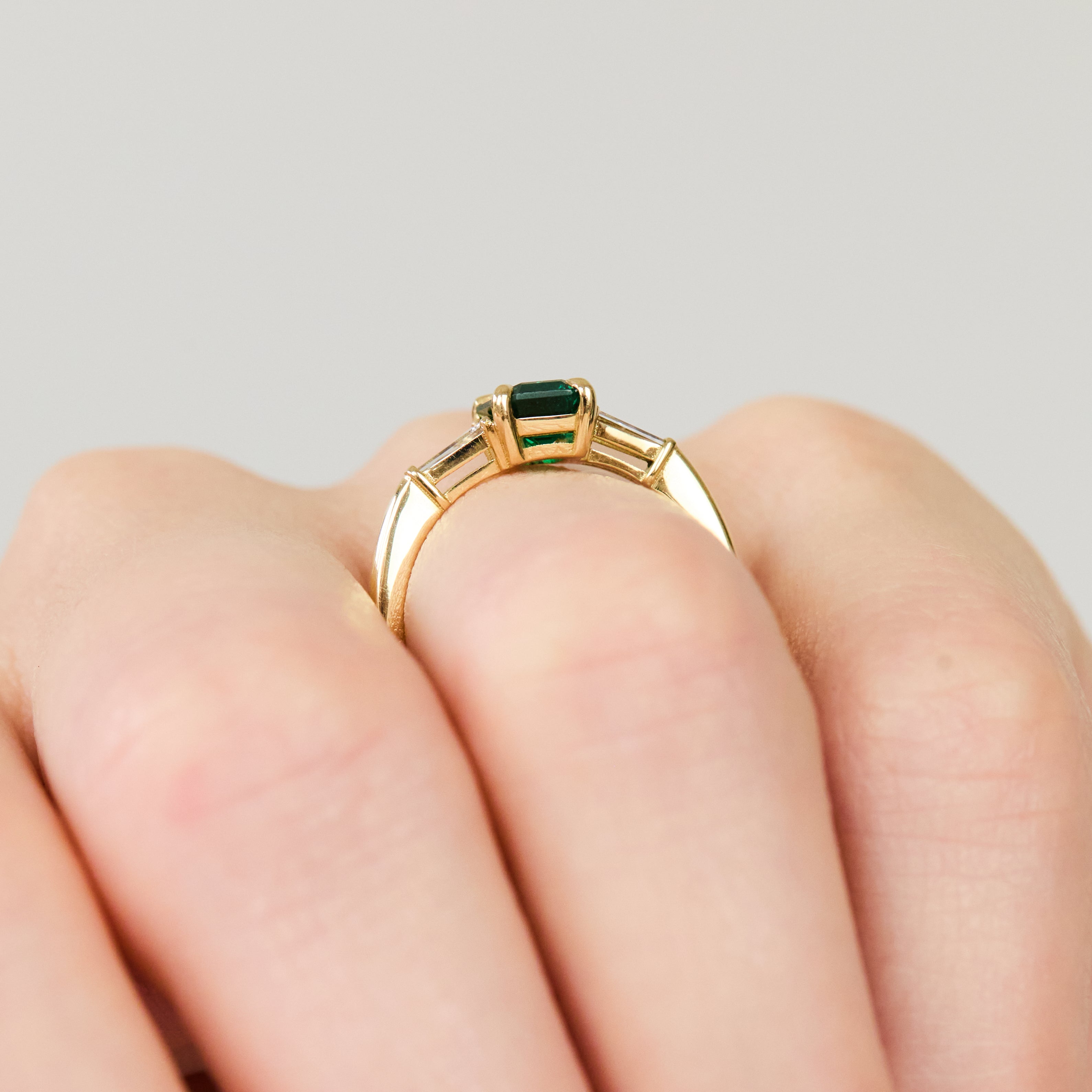 Coloured gemstone engagement rings