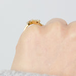 Heart & Pear Shape Natural Diamond Engagement Ring