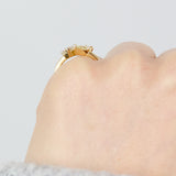 Heart & Pear Shape Natural Diamond Engagement Ring