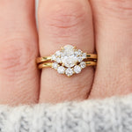 mia diamond wedding band with five round diamonds