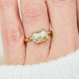 Coloured gemstone engagement rings