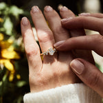 Oval Lab Grown Diamond Engagement Ring
