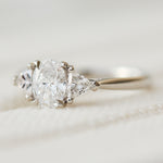 Oval Lab-Grown Engagement Ring Trilogy