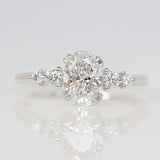 Oval Lab Grown Diamond Engagement Ring