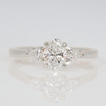 Oval Lab Grown Diamond Engagement Ring