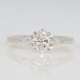 Oval Lab Grown Diamond Engagement Ring