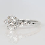 Oval Lab Grown Diamond Engagement Ring