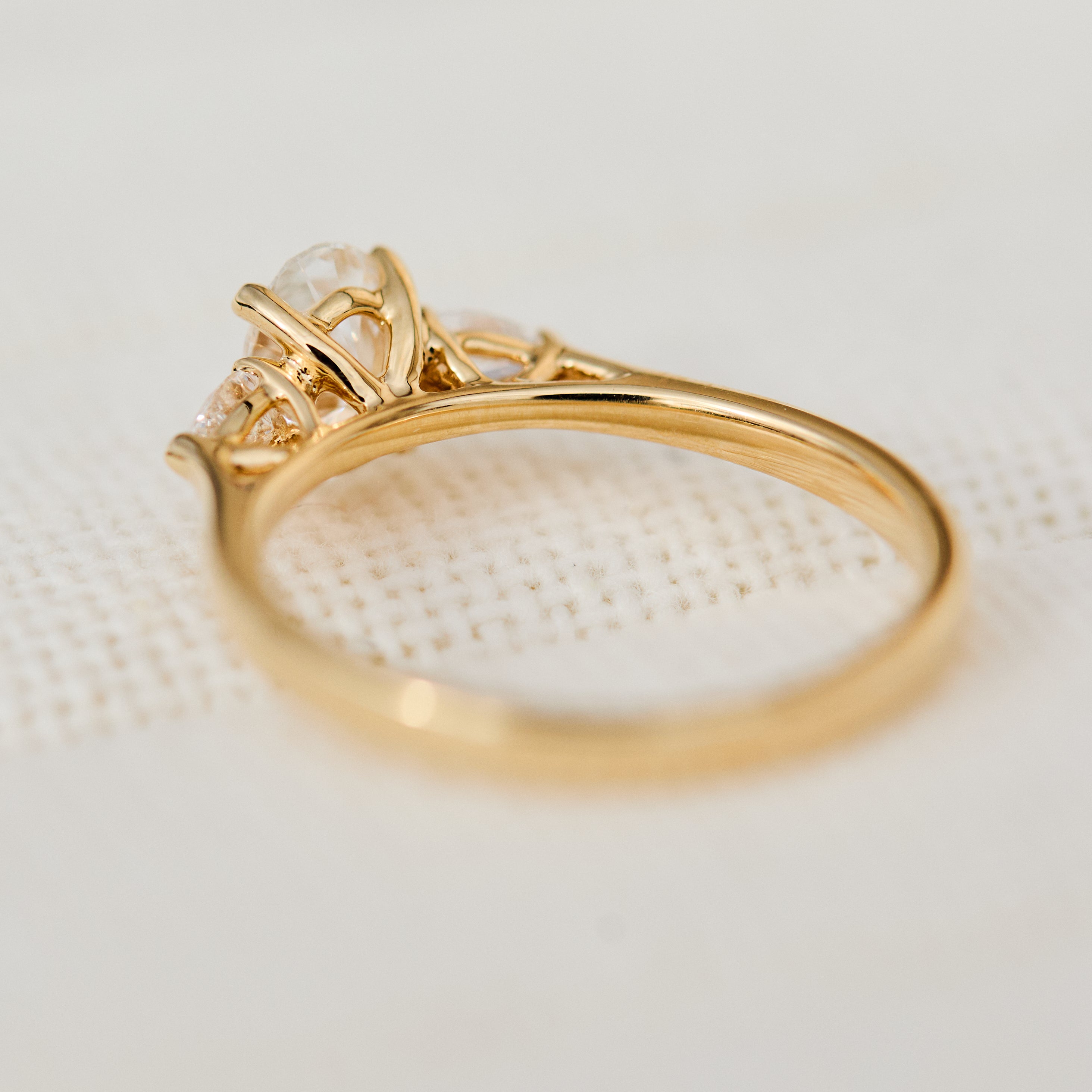 Oval Lab Grown Diamond Engagement Ring