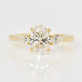 Oval Lab Grown Diamond Engagement Ring