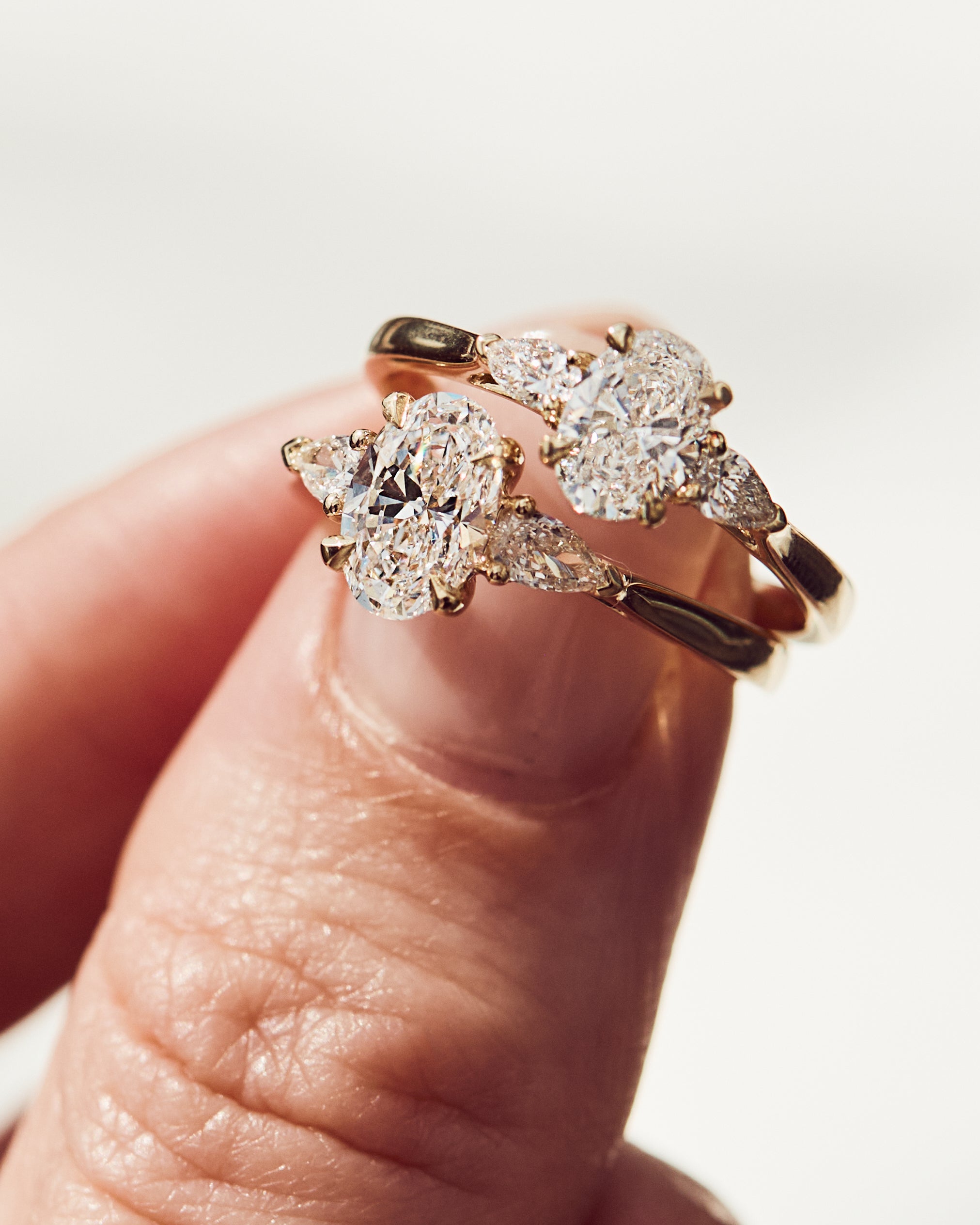 Oval Lab Grown Diamond Engagement Ring