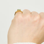 Oval Montana Mint Green Sapphire 
Engagement Ring, Cruz Setting