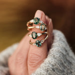 oval teal sapphire engagement rings