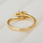 18ct Yellow Gold Round Brilliant Cut Lab Grown Diamond Engagement Ring