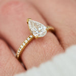 Pear Lab-Grown Diamond Engagement Ring