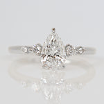 Pear Lab Grown Diamond Engagement Ring