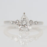 Pear Lab Grown Diamond Engagement Ring