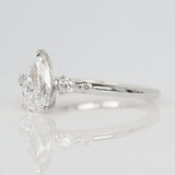 Pear Lab Grown Diamond Engagement Ring