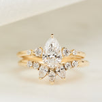 Pear Lab Grown Diamond Engagement Ring
