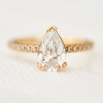 Pear Lab-Grown Diamond Engagement Ring