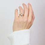 Pear Shape Diamond Engagement Ring, Juno Setting