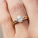 Pear Lab Grown Diamond Engagement Ring
