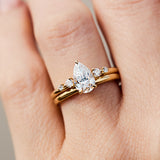 Pear Lab Grown Diamond Engagement Ring
