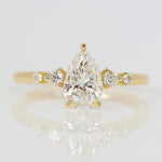 Pear Lab Grown Diamond Engagement Ring
