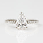 Pear Lab-Grown Diamond Engagement Ring