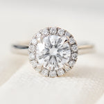 Round Brilliant Cut Lab-Grown Diamond Engagement Ring