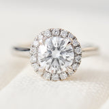Round Brilliant Cut Lab-Grown Diamond Engagement Ring