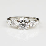 Round Lab Grown Diamond Engagement Ring