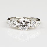 Round Lab Grown Diamond Engagement Ring