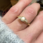 18ct Yellow Gold Round Brilliant Cut Lab Grown Diamond Engagement Ring