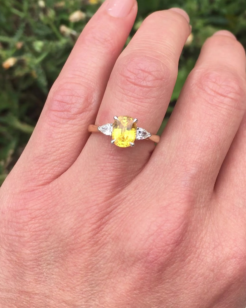 Sapphire engagement rings UK