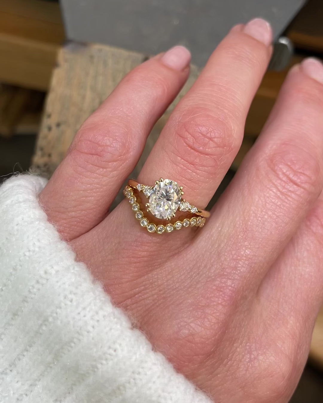 Lab grown diamond ring uk
