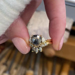 18ct yellow gold diamond wedding ring women