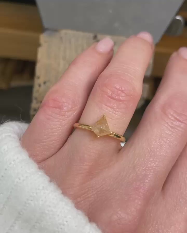 Sophia Perez Jewellery Engagement Ring Pink Kite Diamond Ring