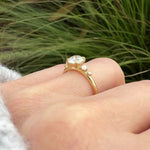 Round Brilliant Cut Lab Grown Diamond Engagement Ring