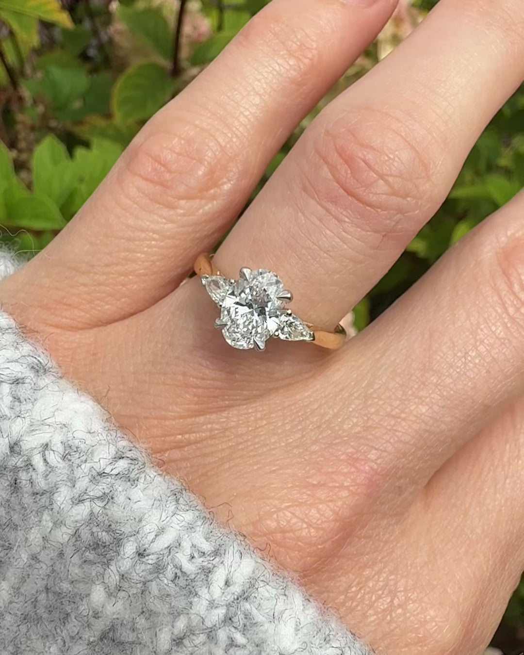Lab grown diamond ring uk