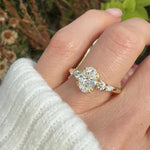 Oval Lab Grown Diamond Engagement Ring