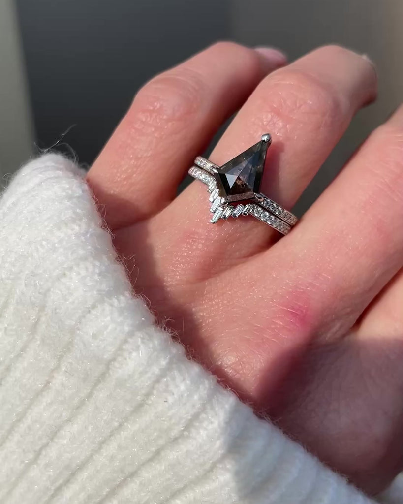 Platinum diamond wedding ring women