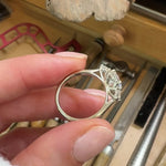 Round Brilliant Cut Lab-Grown Diamond Engagement Ring Trilogy